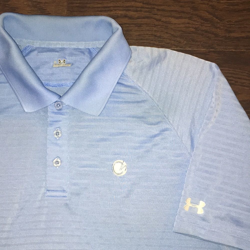 Carolina Blue Chapel Hill Country Club Style Golf Polo Shirt L mens classic fit